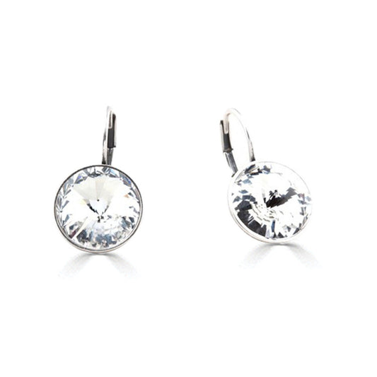 Temptation Drop Earrings 14mm Rivoli Swarovski crystals. New COLOURS. E2847